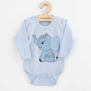 Baby romper - Met lange mouwen - Happy Elephant - 100% katoen
