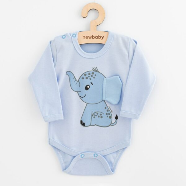 Baby romper - Met lange mouwen - Happy Elephant - 100% katoen
