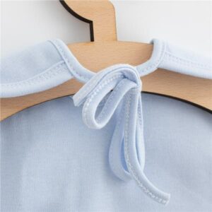 Slabbetje - Baby cotton bib - Happy elephant - Lichtblauw