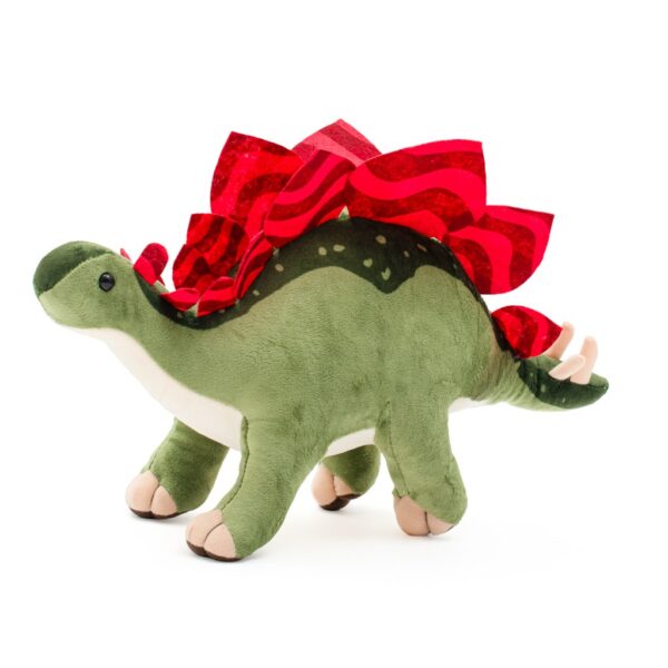 Pluche Stegosaurus Knuffel - Groene Dino 38 cm