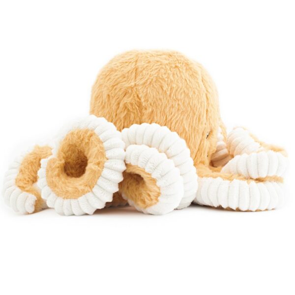 Pluche Octopus Knuffel - Lichtoranje - 17cm - Afbeelding 2
