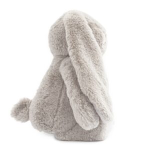 Lichtgrijs pluche konijn - Zachte knuffel voor baby