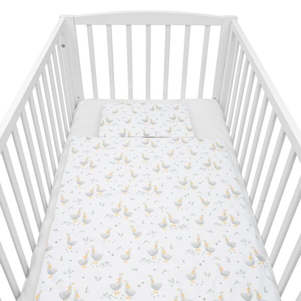 Beddengoedset Baby - Gansjes - Met Vulling - Dekbed 90 x 120 cm - Afbeelding 2