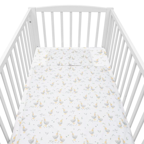 Beddengoedset Baby - Gansjes - Met Vulling - Dekbed 90 x 120 cm - Afbeelding 4