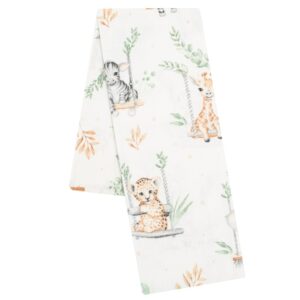 Hydrofiele doek - Zoo print - Beige - Multifunctioneel