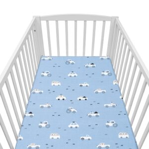 Hoeslakentje voor Babymatras - Voertuigen - 120x60 cm