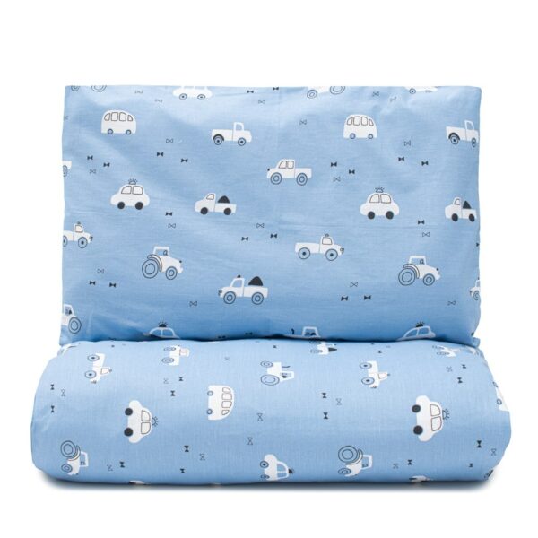Speelse voertuigen bedset - 2-delige baby set