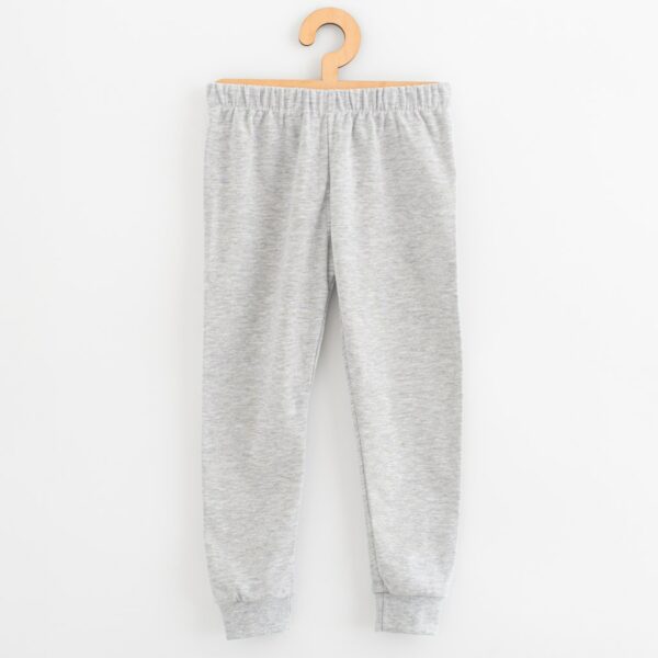 Babykleding - Katoenen pyjama's - Grijze broek - Witte trui - Afbeelding 2