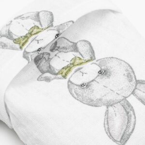 Kussentje met konijnenpatroon - Perfect voor baby's
