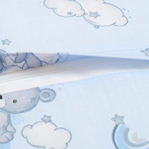 Stoelverhoger Beer - Blauw - Zitkussen - Babyaccessoire