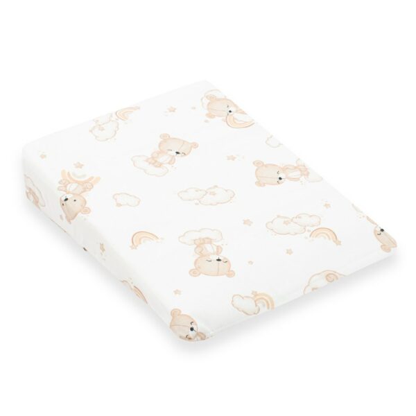BASIC kussensloop voor wigkussen beige 30x37 cm – zacht en comfortabel