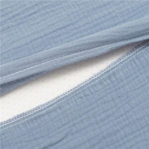 STANDARD katoenen kussensloop voor wigkussen blauw 30x37 cm – zacht en ademend