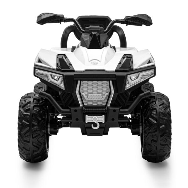 Kinder ATV Elektrische Quad Bike Wit/Rood - Speelgoed - Afbeelding 3