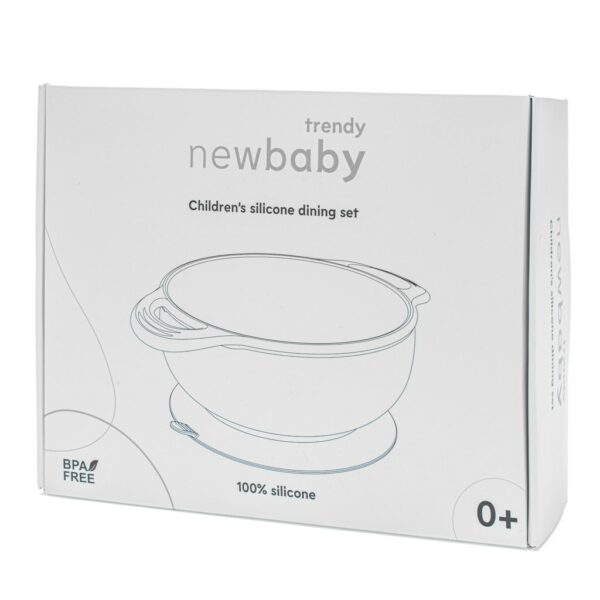 Beige Siliconen Eetset - Kindvriendelijk & Duurzaam - Afbeelding 4
