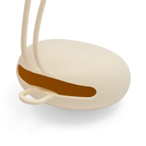 Siliconen speenhouder - Beige - Handige lus