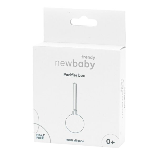 Minimalistische bruine speenhouder voor baby's - Afbeelding 2
