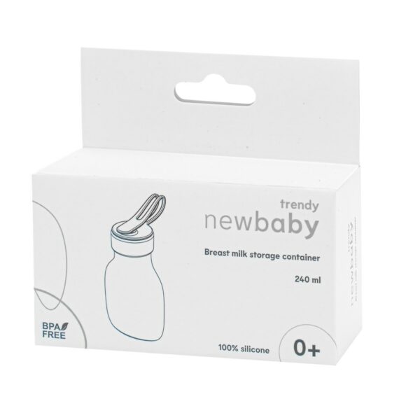 Baby Drinkfles - Silicone - Bruine dop - Voor onderweg - Afbeelding 2