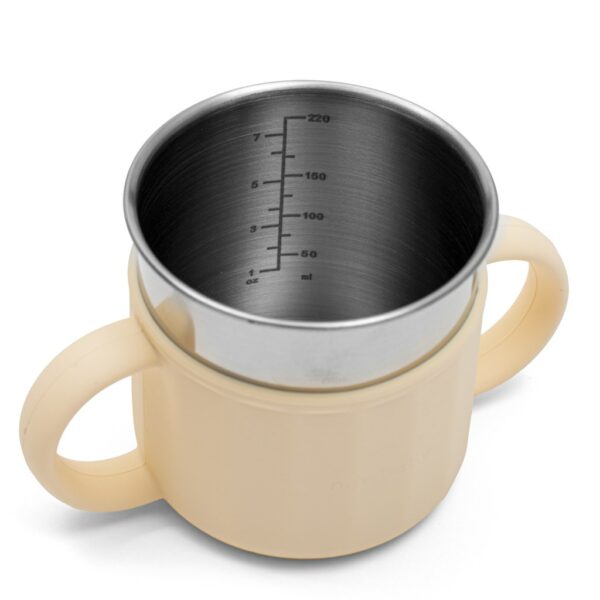 Baby Drinkbeker - Lichtbeige - Met Handvatten & Deksel - Afbeelding 2