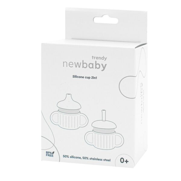 Baby Drinkbeker - Lichtbeige - Met Handvatten & Deksel - Afbeelding 3