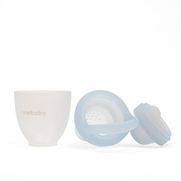 Snack- en drinkcontainer voor baby's - Blauwe kleur - Afbeelding 2