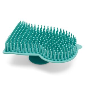 Babyborstel Blauw - Siliconen voor Gevoelige Huid