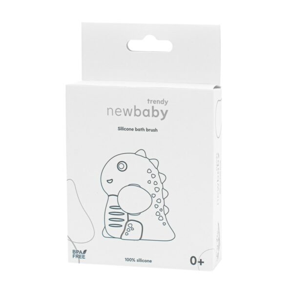Babyborstel Blauw - Siliconen voor Gevoelige Huid - Afbeelding 3