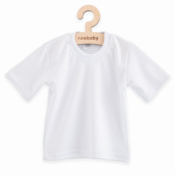 Baby-T-shirt - Wit - Korte Mouwen - 100% Katoen - OEKO-TEX