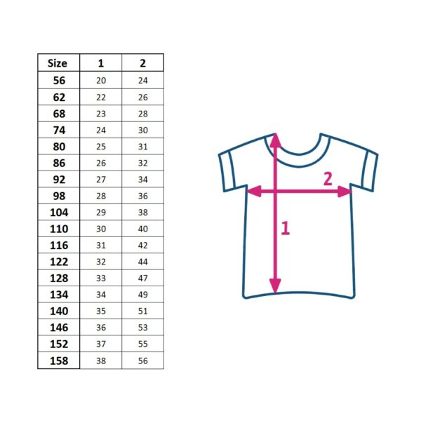 T-shirt - Korte Mouw - 100% Katoen - Zonder Opdruk - Babykleding - Afbeelding 2