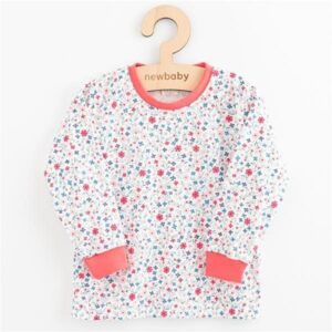 Kinderpyjama's - Katoen - Bloemenprint - Effen Rood - Lange Mouwen