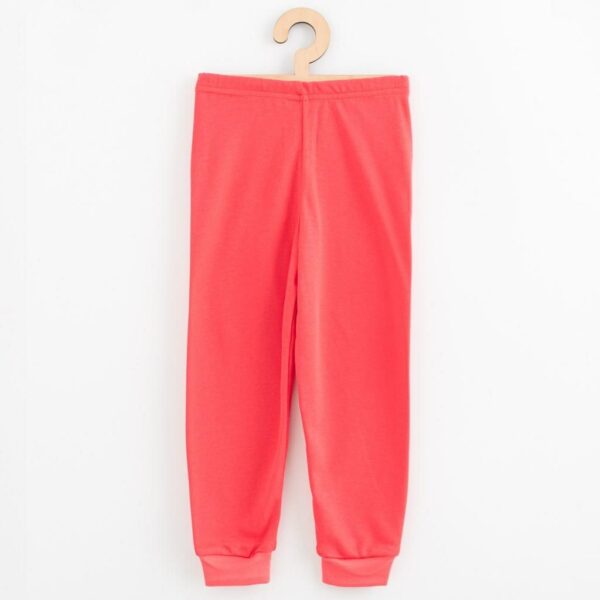 Kinderpyjama's - Katoen - Bloemenprint - Koraalrood - Lange Mouwen - Afbeelding 2