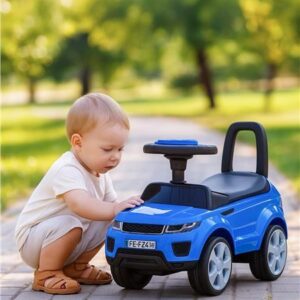 Blauwe Ride-on Voertuig - Kinderspeelgoed loopauto