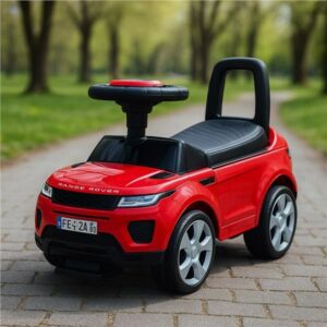 Felrode Loopauto SUV voor Jonge Kinderen met Rugleuning