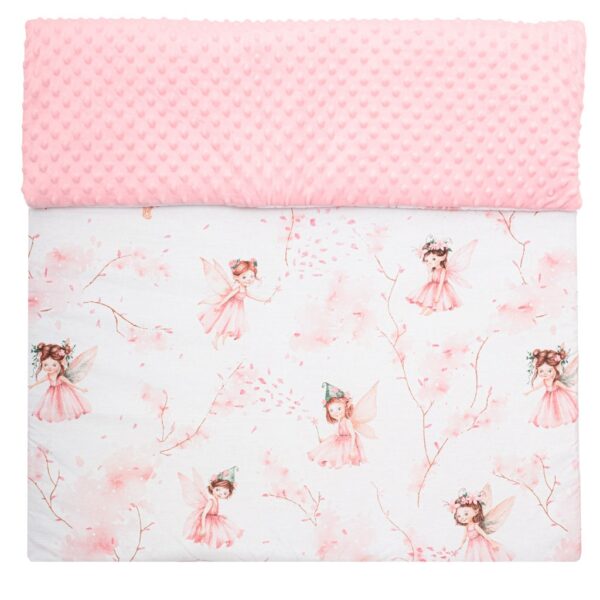 Babydeken met vulling - Fairies print - 80x100 cm - Afbeelding 2