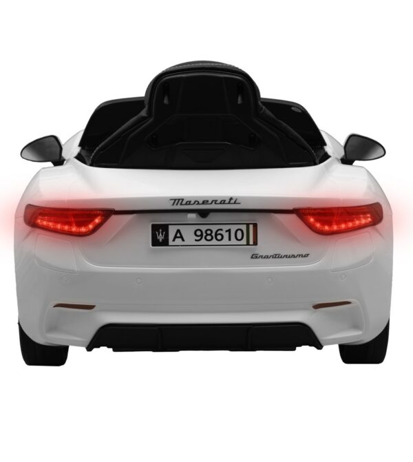 Elektrische Speelauto Maserati GranTurismo Wit – Luxe Kindervoertuig met Afstandsbediening - Afbeelding 3