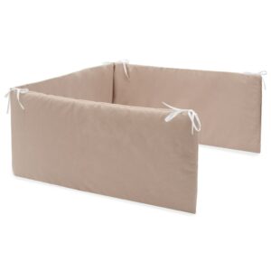 Babybedbumper - Cappuccino Kleur - Veiligheid & Comfort