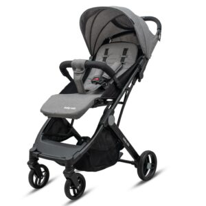Bimelo lichtgewicht buggy grijs – compact en functioneel