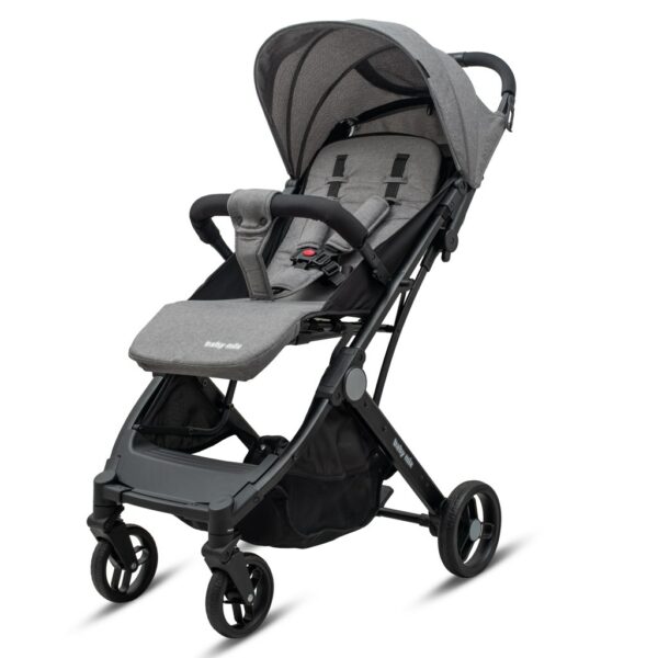 Bimelo lichtgewicht buggy grijs – compact en functioneel