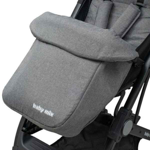 Bimelo lichtgewicht buggy grijs – compact en functioneel - Afbeelding 5