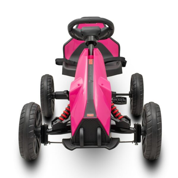Speedster roze skelter – sportief en veilig met verstelbaar zitje - Afbeelding 3