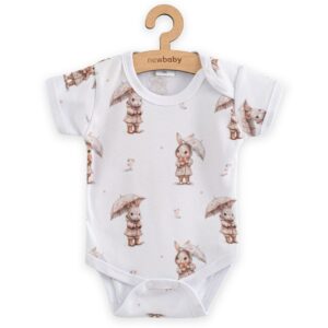 Baby Romper - Korte Mouwen - Konijntjes - 100% Katoen - OEKO-TEX Standard 100