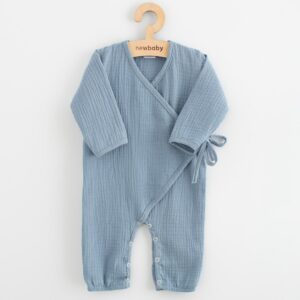 Babyromper - Katoenstof - Lichtgewicht - Katoen - Blauw