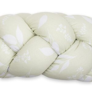 Gevlochten Bedomranding - Leaves Design - Ledikant Bumper