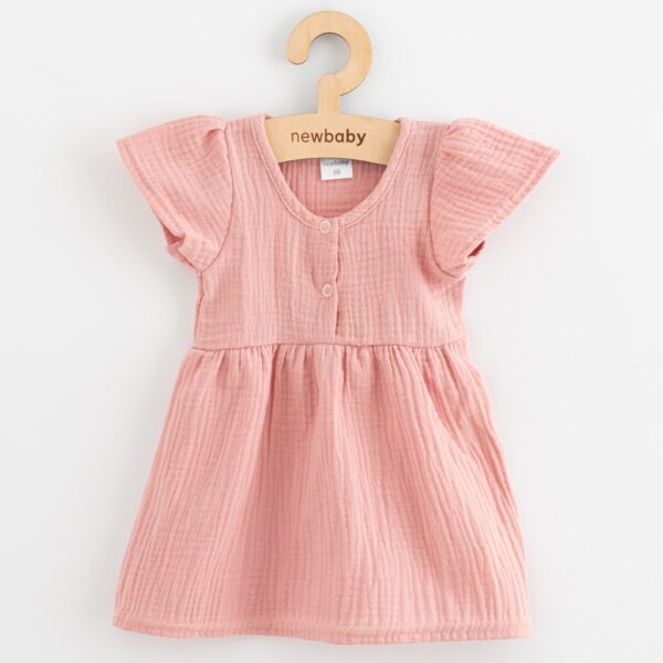 Babyjurkje - Katoen - Roze - Katoen - Kortemouwen - Ruffled rok