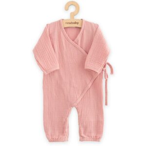 Baby Clothing - Baby Katoen Jumpsuit - Roze - Lange Mouwen