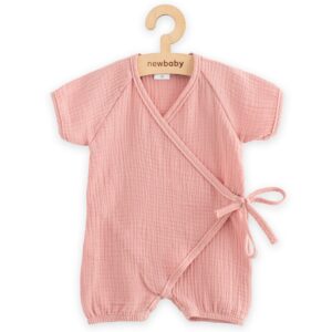 Jumpsuit - Katoen - Katoen - Roze - Korte mouwen - Baby kleding