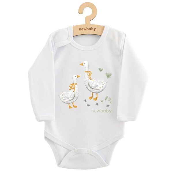 Babybodysuit - Lange mouwen - 100% Katoen - Schattige ganzen print