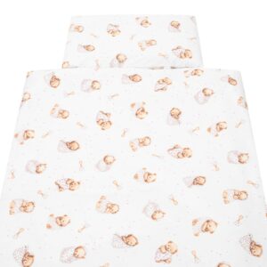 Beddengoedset Baby - Sweet Teddy Bear Roze - Zonder Vulling