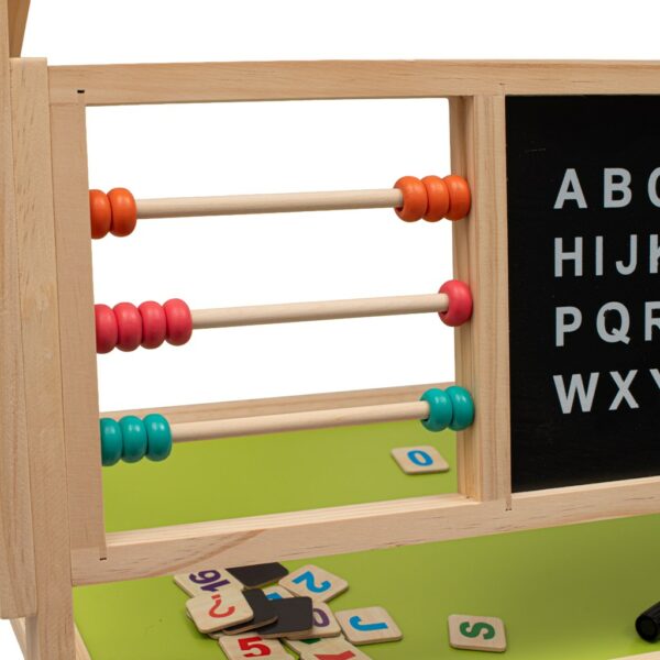 Montessori Houten 2-in-1 Schoolbord - Zwart - Afbeelding 2