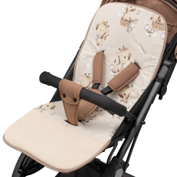 universeel kinderwagen matrasje giraffe – comfortabel en stijlvol - Afbeelding 3